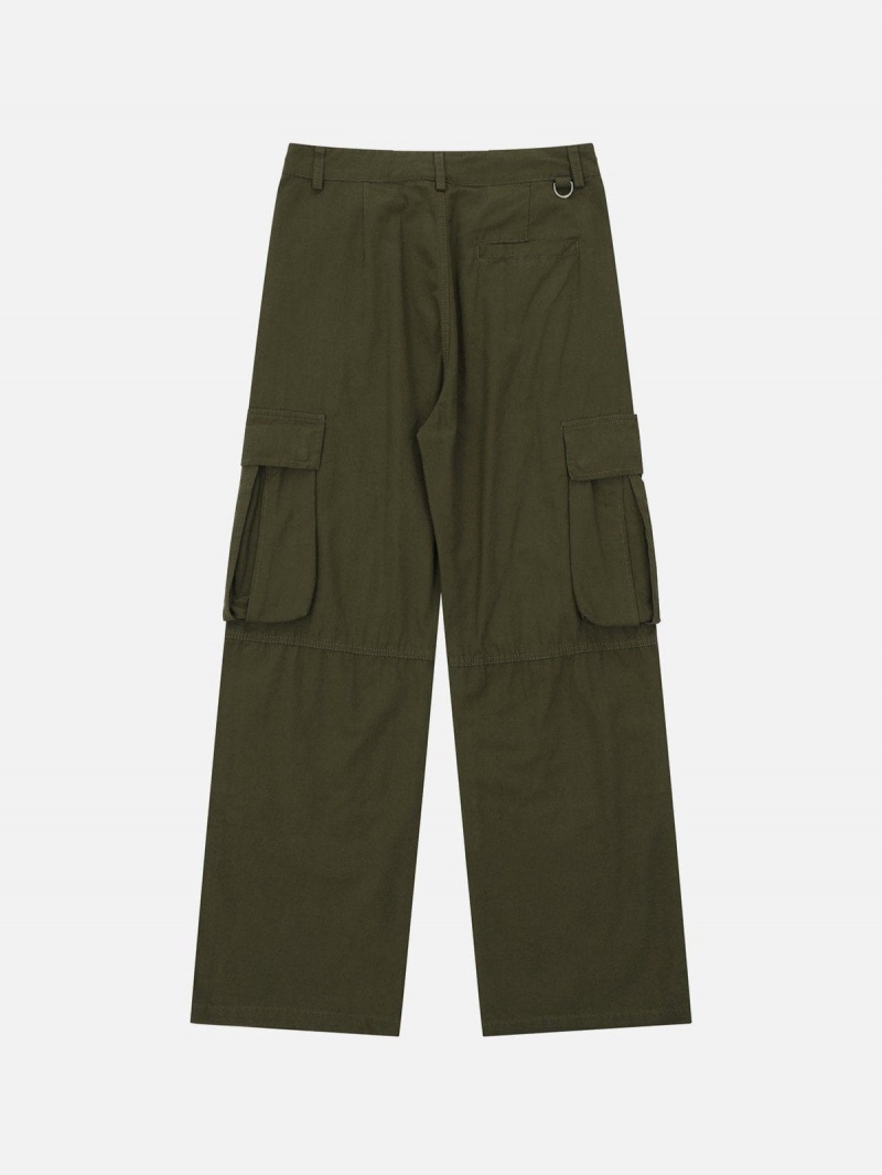 Pantalon Cargo Aelfric Eden Vintage Large Pocket Vert | IWC-57956130